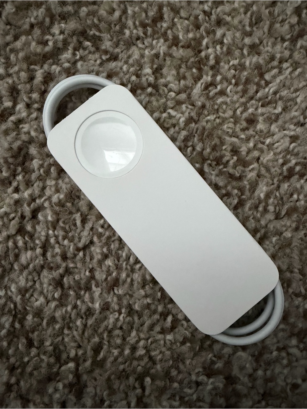 White Magnetic USB Apple Watch Charger Cable Organizer